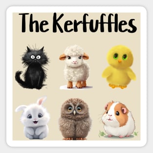 The Kerfuffles, fluffiest little fluffs Magnet